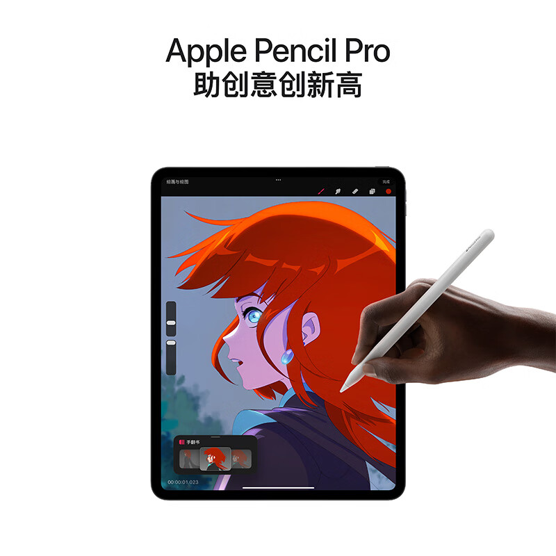 Apple/苹果 iPad Pro13英寸M4芯片 2024年新款平板电脑(256G WLAN版/MVX23CH/A)