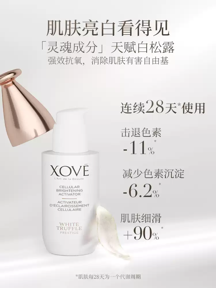XOVE白松露精华钻肌四宝礼盒紧致淡纹抗皱【部分临期】 (100ml)*1+(40ml)*1+(50ml 所有肤质)*1+(30ml)*1