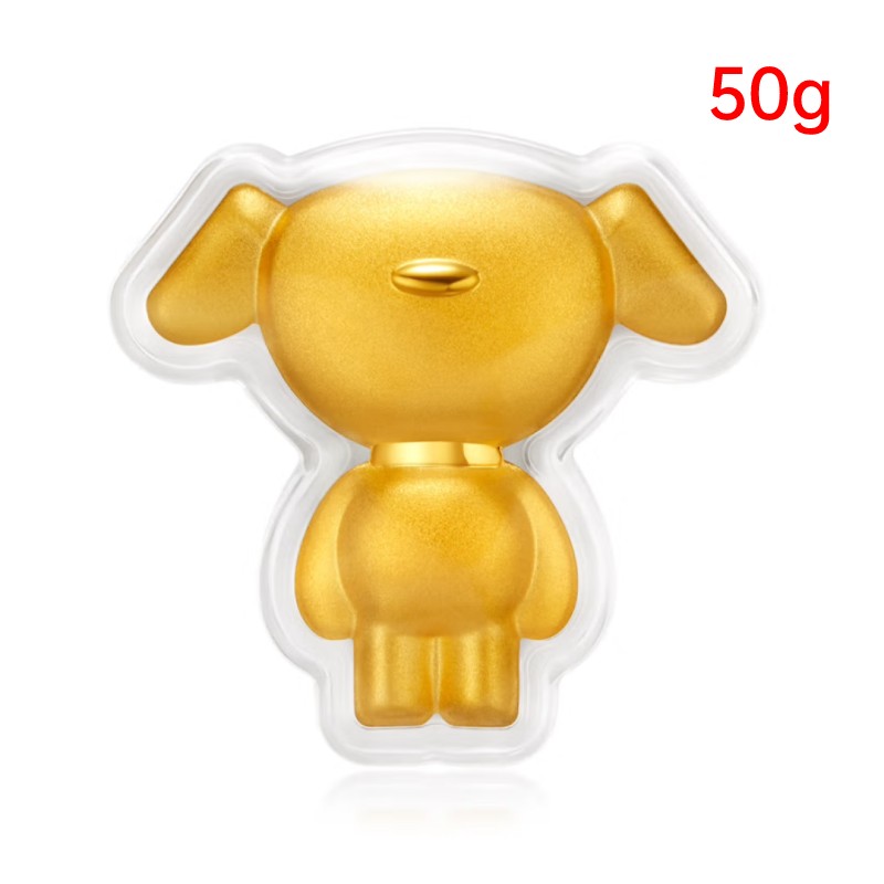 京东联名金条 Au9999 萌狗金条 50g