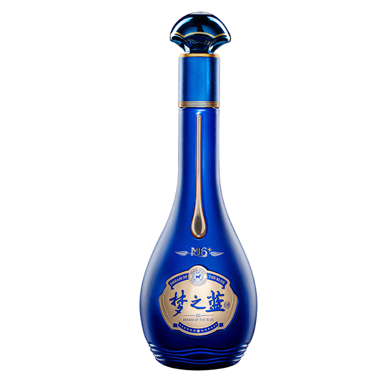 蓝色经典 梦之蓝M6+ 52度550mL 洋河官方旗舰店 绵柔型白酒