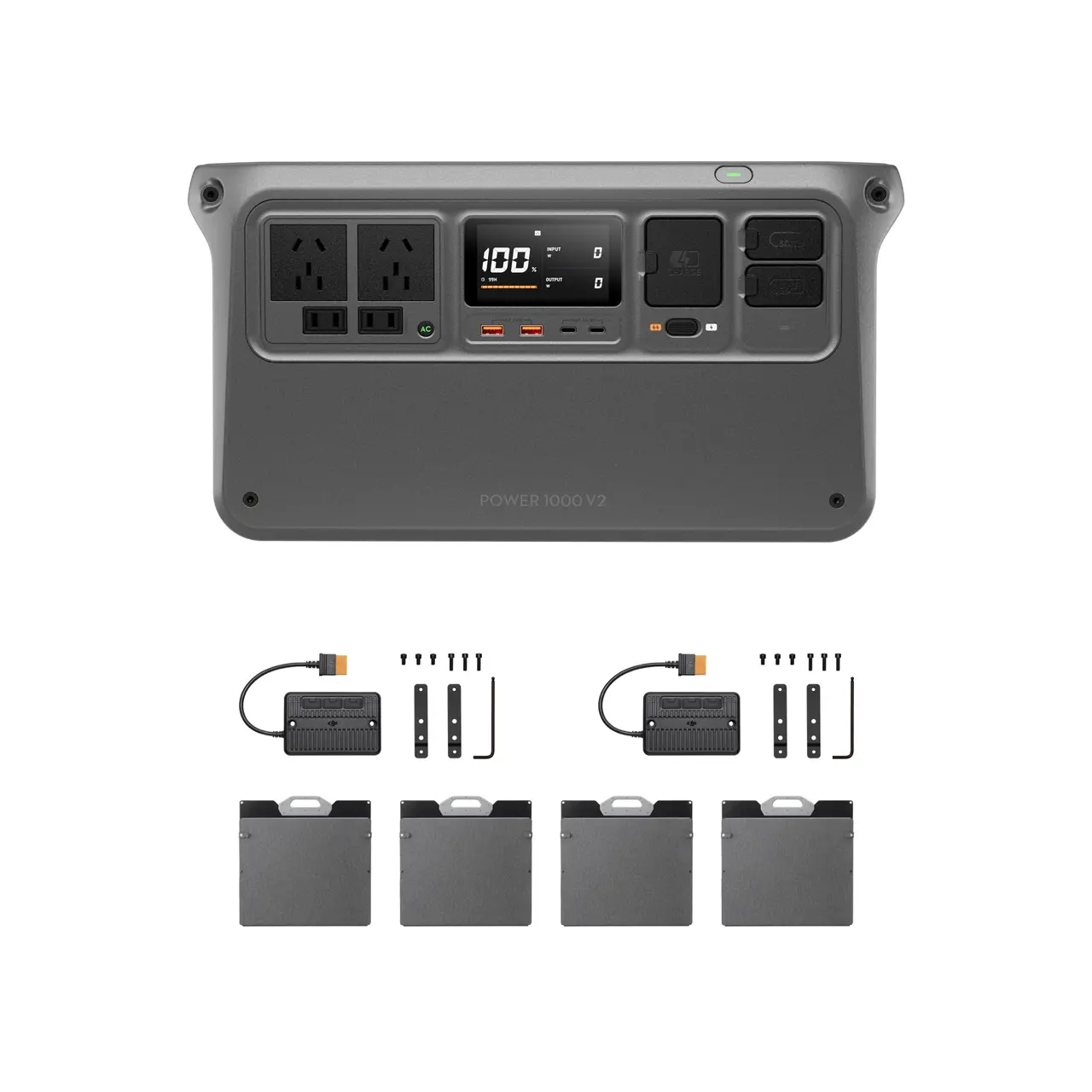 DJI Power 1000 V2 + 800 瓦折叠太阳能板充电套装