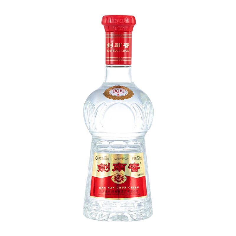 剑南春 水晶剑 52度 500ml 单瓶装 浓香型白酒